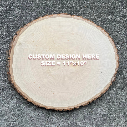 Custom Hand-Burned Basswood Commissioned Original Artwork by Jonathon C. Garza - (shipped to out of TX resident)