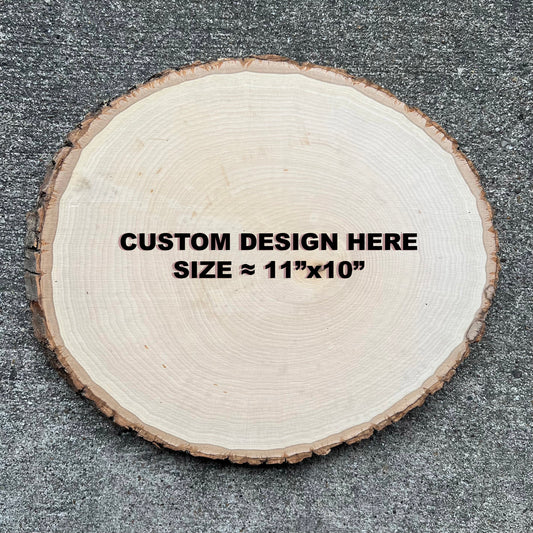 Custom Hand-Burned Basswood Commissioned Original Artwork by Jonathon C. Garza - (shipped to TX resident)